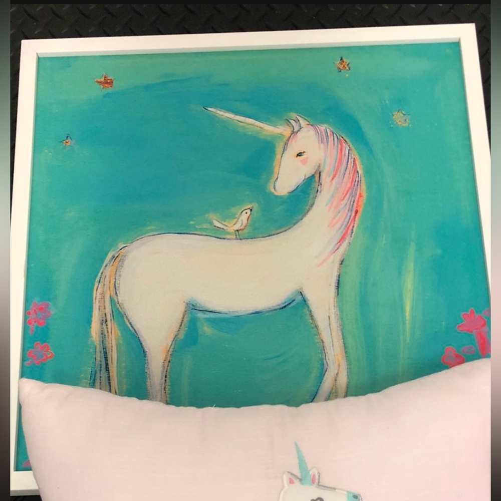 Pottery Barn Unicorn Picture